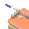 Adjustable Portable Convenient Office Supplies Metal Pen Clips Spring Pen Holder Elastic Loop Notebook