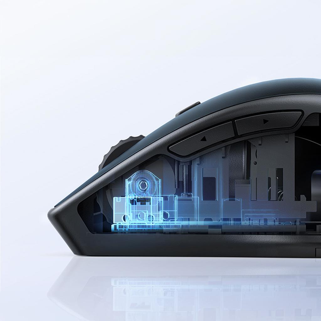 Ugreen MU101 Ergonomic Wireless Bluetooth Mouse - Blue, 2.4 GHz Connection