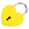 Heart Lock Metal Colorful Exquisite Padlock Household Craft Supplies with Key 45x59mm