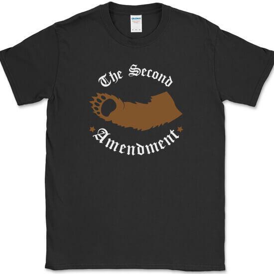 Right To Bear Arms T-Shirt Funny 2nd Amendment USA Guns America Tee XXL