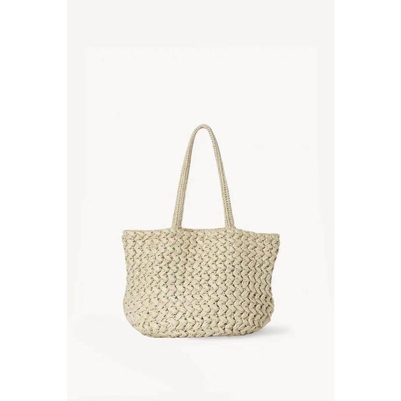 25 Lafite straw bag, high-end retro fashion bag, shoulder underarm bag tide