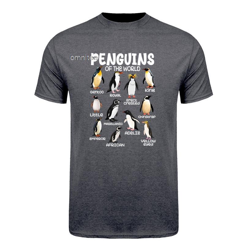 Pinguin Pinguine Tiere der Welt Pinguin-Liebhaber T-Shirt Sommer Lustiges Unisex-T-Shirt Unisex-Kleidung HJ020