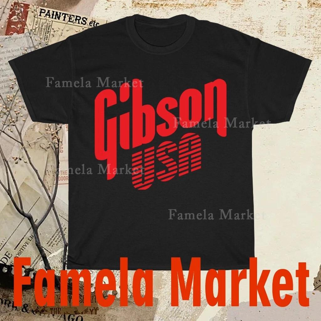 

Gibson Musical Logo TEE T-Shirt Funny American Size S to 5XL T-Shirt XL