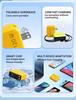 Fast Charging GaN Charger with Retractable Cable for Apple, iPad, Huawei, Xiaomi, and Android.
