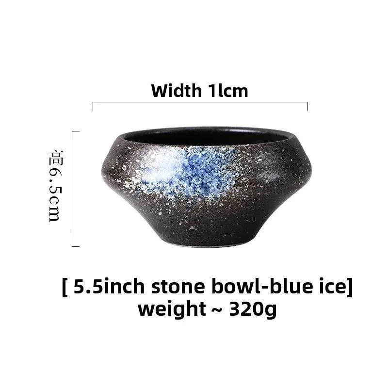 Japanese Style Ceramic Conical Bowl Creative Dessert Simple Deep Salad Bowl Commercial Rice Elegant Soup noodle ramen bowl