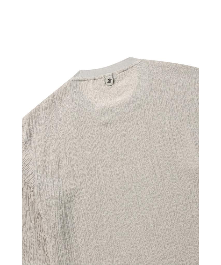 BRENTWOOD [Very Comfortable] Crease Round Neck Sweatshirt Brtas26351Bex