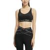 Calvin Klein Logo Print Crossed Jacquard Strap Sports Bra Women Underwear Black 4WS2K166
