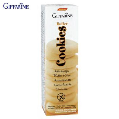 Giffarine Reismehl-Butterkekse, Probieren Sie echte Reisbutter mit hochwertigen Zutaten, 120 g 41534 – Thai-Kekse