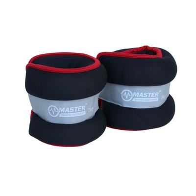 Neopreen enkel- en polsgewichten 2 x 2 kg