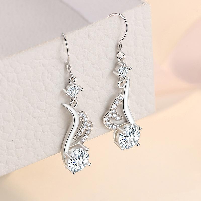 Lindon Copper Alloy Zircon Earrings Drop Earrings For Women Wedding Party Gifts