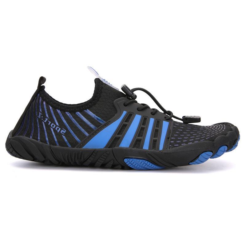 Paar Strandschuhe Fünf-Zehen-Schuhe Rutschfest Schnelltrocknend Outdoor Angeln Schwimmen Watschuhe