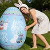 Reusable 41 Inch Easter Egg Balloon Easter Bunny Easter Decor Cute Giant Easter Egg  Garden Pendant