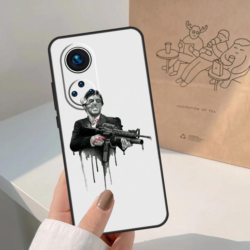 Scarface Tony Montana Film Hülle Für Honor Magic 7 Lite 5 6 Pro Hülle Für Honor 400 200 90 70 50 X9 X8a X8b X9a X9b X9c