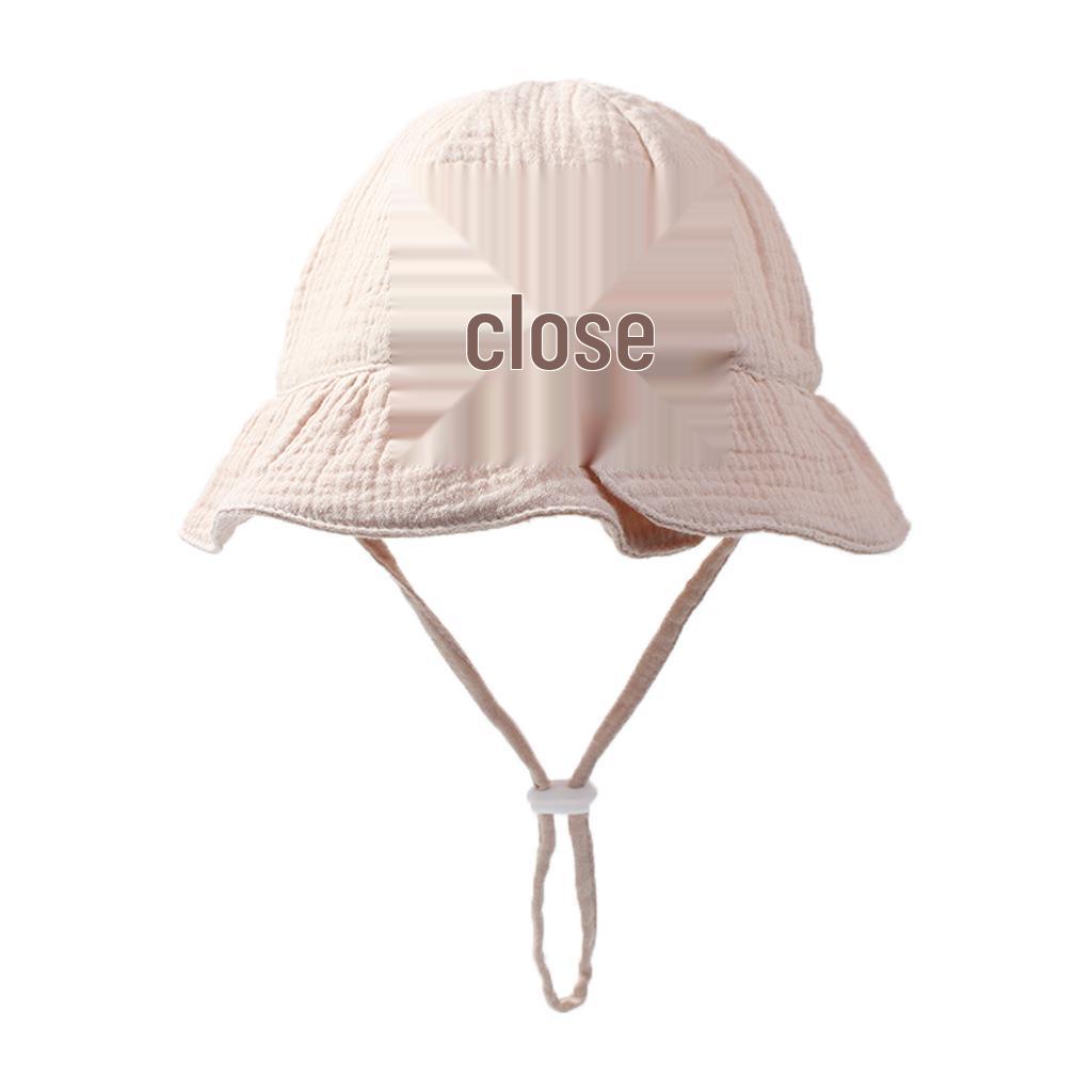 Регулируемая панама для новорожденной девочки - Милый весенне-осенний стиль рыбака кофейный