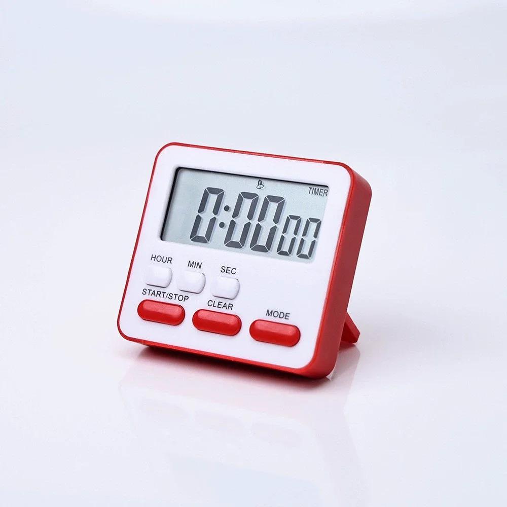 LCD Digital Display Cooking Alarm Clock Kitchen Timer Sleep Stopwatch Clock House Kitchen Accessory Countdown Timer Clock Amagi