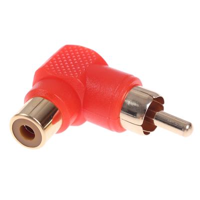1 Çift 90 Derece Rca Dik Açı Konnektör Fiş Adaptörleri E/D Dirsek Ses Adaptörü