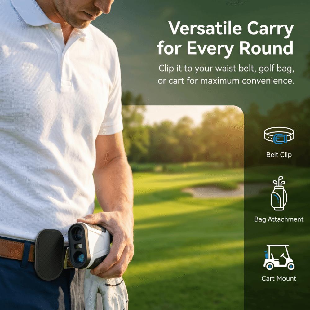 Lightweight Metal Landing Pad Compact Size Belt Clip Holder Daily Use Golf Iron Cover Waist Belt