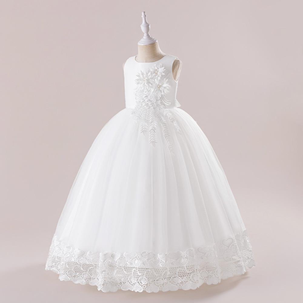 Children's Princess Mesh Puffy Dresses - Girls' Party and Catwalk Dresses