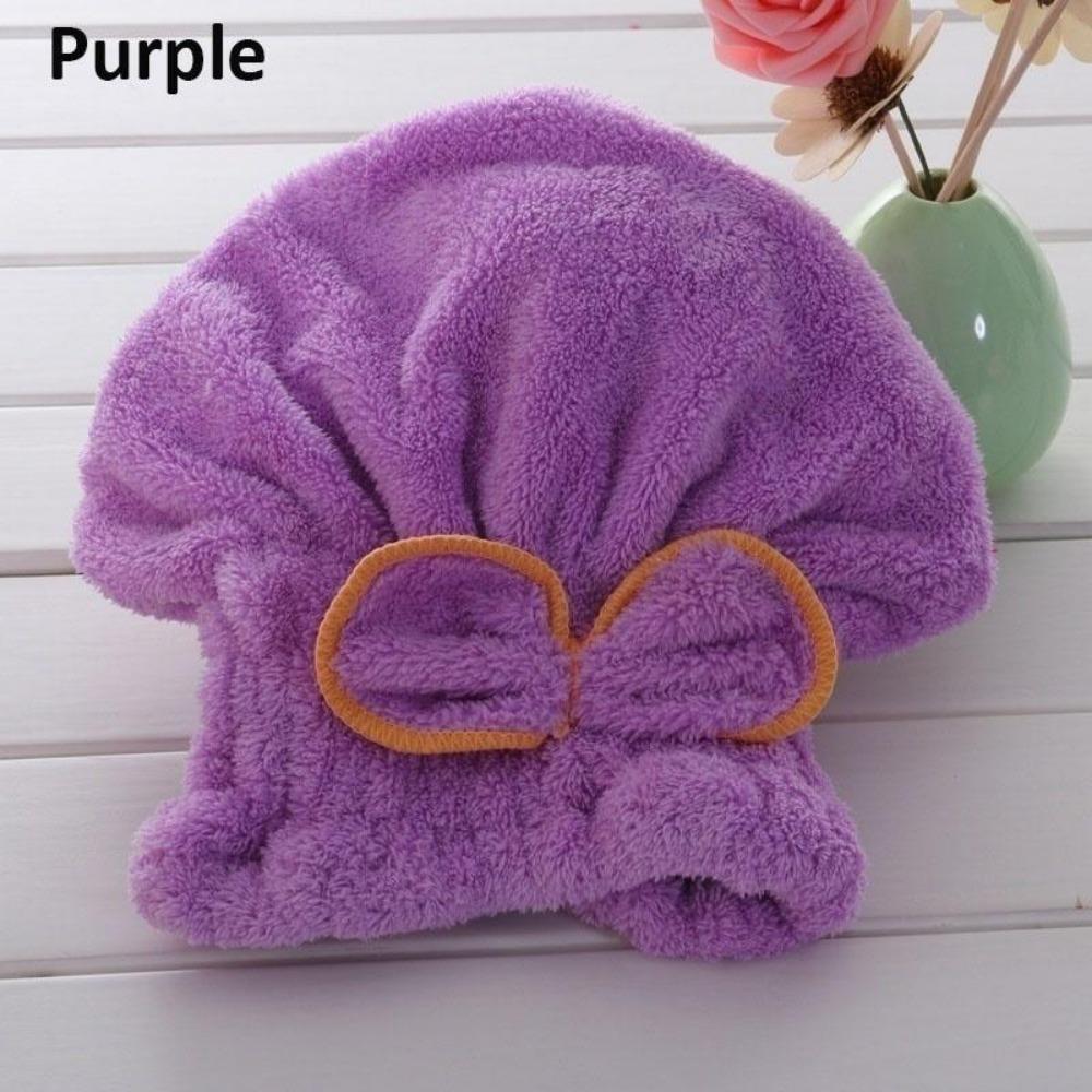 Hair Drying Cap Microfiber Ultra Absorbent Hair Dry Wrap Cap Fast Drier
