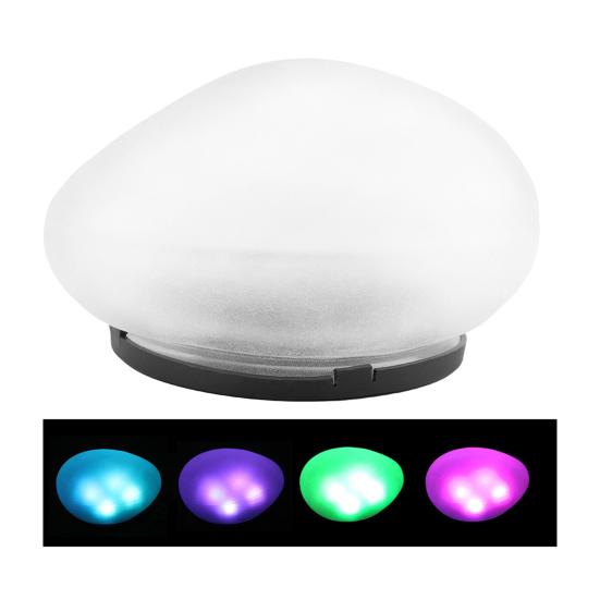 Solar Stone Garden Light, Waterproof LED Rock Outdoor Solar Lamp, Cobblestone Look Lawn Lamp, Decorative Solar Light for Garden Pathway Patio Yard