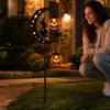 Halloween Pumpkin Moon Stake Light Outdoor Garden Decoration with LED