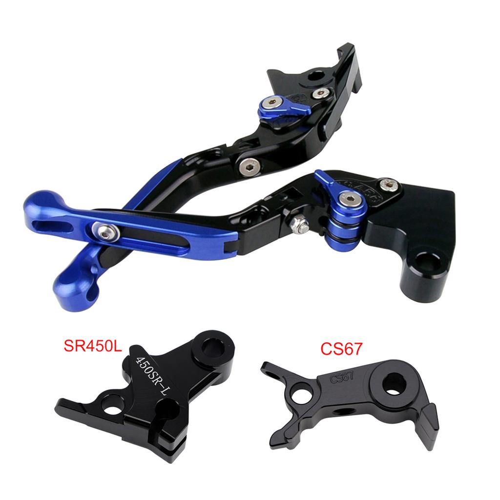 Verstellbarer Kupplungsbremshebel passend für VOGE DS900X 900DSX 2024-2026 Blau