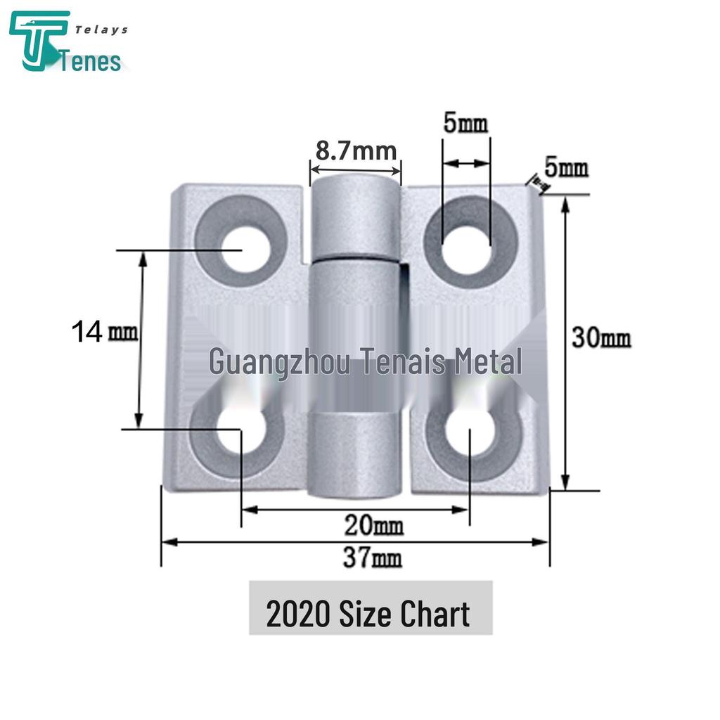 Aluminum Zinc Alloy Hinges for Cabinet Doors (2020, 3030, 3040, 4040)