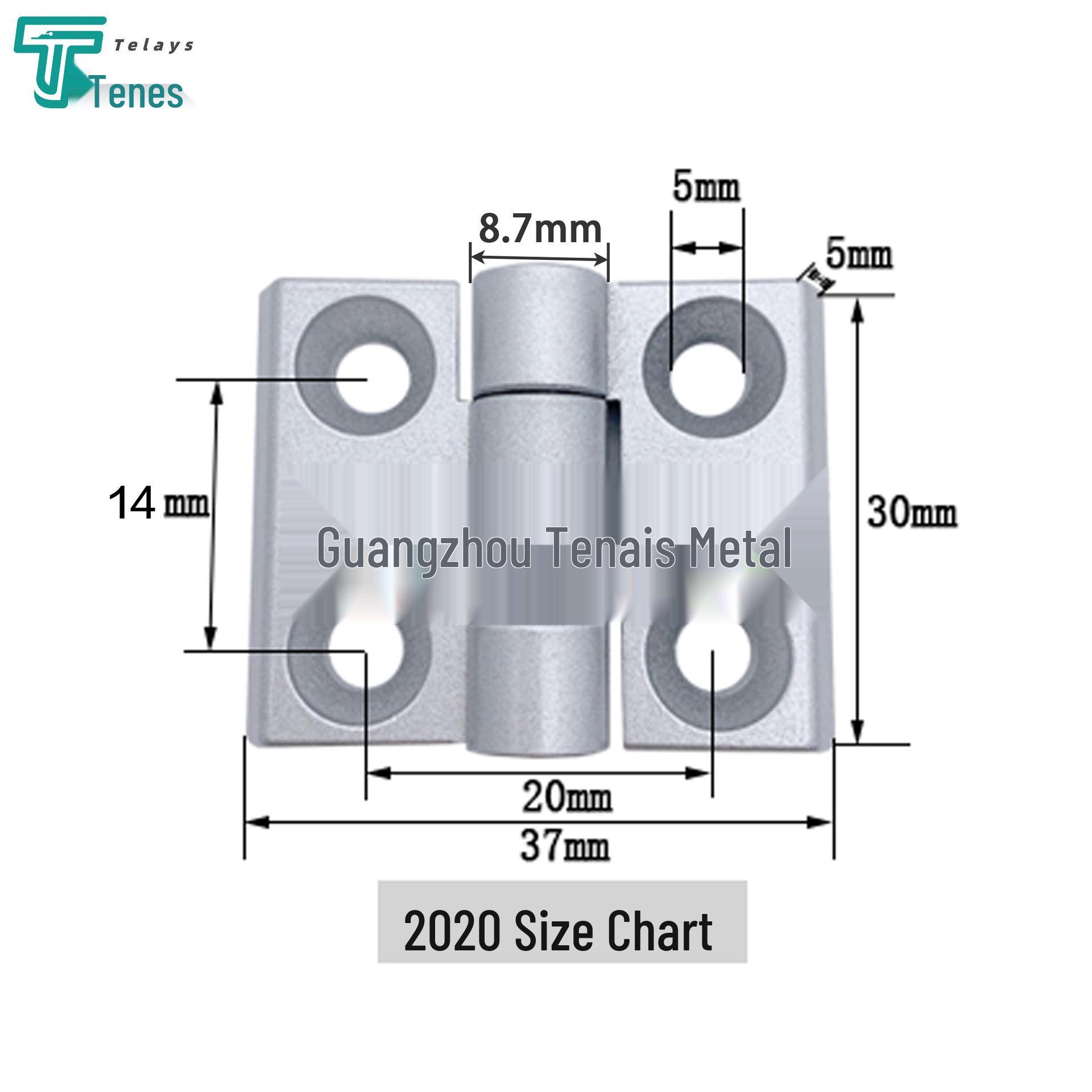 

Алюмінієво-цинкові петлі для дверцят шафи (2020, 3030, 3040, 4040)