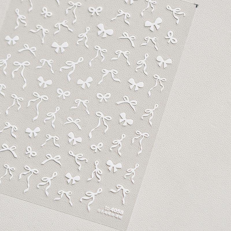 

Tomoni Тонкие Прочные Наклейки для Ногтей в Японском Стиле Розовые Бантики Бумажная Бабочка Лента Расписная Бабочка Бабочка Галстук Наклейка для Ногтей White Bows 4058