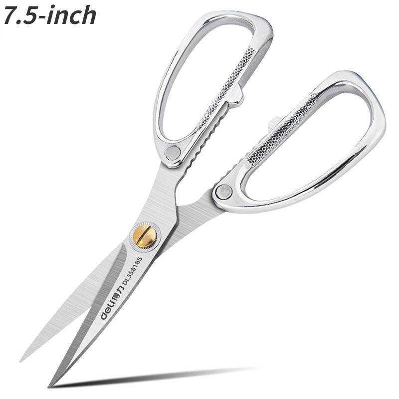 Deli Multifunction Industry Strong Scissors Household Hand Tools Tailor Scissors for Cutting Leather/Fabric/Paper/Fishing Net