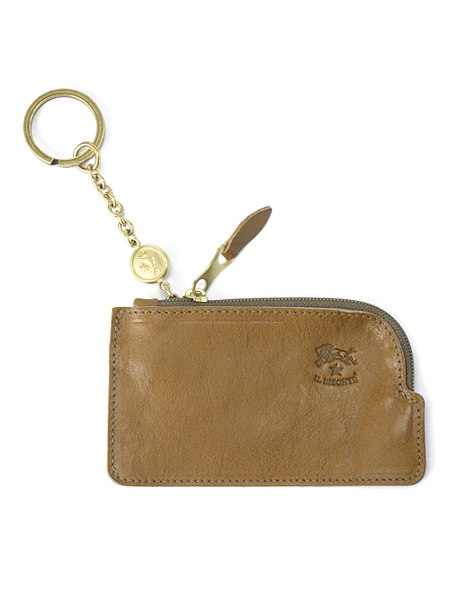 

Футляр для монет Гаманець для монет Шкіра Натуральна шкіра Волов яча шкіра Унісекс Оливковий [IL BISONTE] Жіночий Чоловічий оливковий