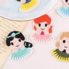 Computer Embroidery Label Princess Cute Children Bb Clip Hair Accessories Accessories Diy Hand Account Accessories Patch Embroidery Sticker