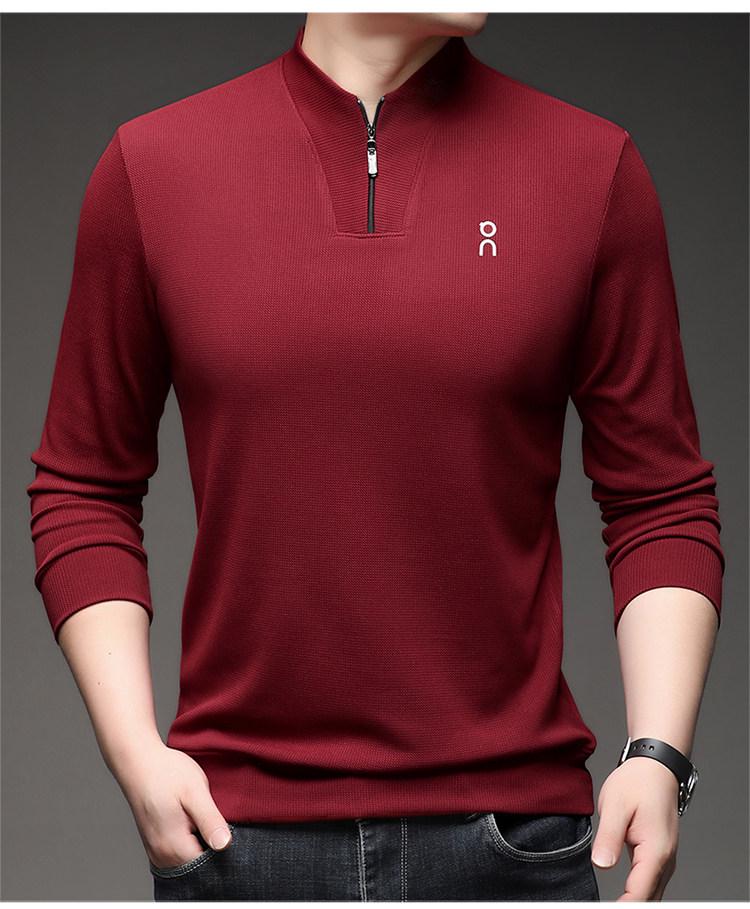 Woodpecker Herren Hoodie mit halbem Reißverschluss, Stehkragen und langen Ärmeln - Frühjahr/Herbst Kollektion 2025