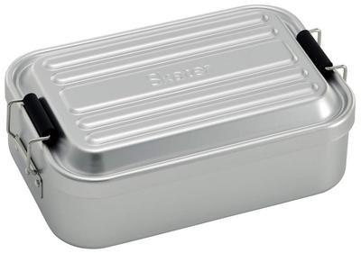 Skater Aluminum Lunch Box for 850ml Large Fluffy Serving Men, Capacity, Capacity, Silver, AFT8B-A