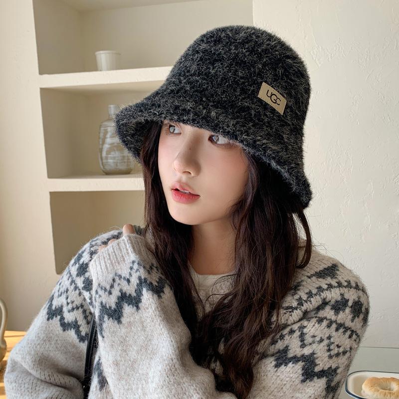 Winter Hat Women's Fleece Thickened Bucket Hat Warm Fashion Bucket Hat Windproof Basin Hat