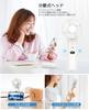 Portable Handheld Fan Latest with Mobile Powerful 22 Hours of Continuous 6 Adjustable 20dB Quiet LED Compact and Foldable Desktop Heatstroke