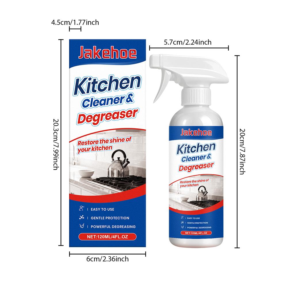 Kitchen Surfaces Degreaser Instantly Dissolves Stubborn Kitchen Grease. Sparkling Clean Professional Kitchen