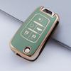 Car Key Case for Chevy Cruze Malibu Equinox Trax Buick Regal Encore Opel Astra Universal Leather Key Holder