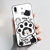 Casing For Asus Zenfone Max M2 ZB633KL X01AD X01BD Phone Case Aesthetic Fashion Cute Cat Black Silicone Shockproof Cover Bumper