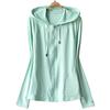 Export Spring and Summer Thin Women's Outdoor Sports Hooded Sun Protection Clothing Running Quick-Drying Elastic Cardigan Long Sleeves T-shirt 707