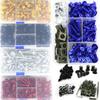 Fits Versis-X 250 Motorcycle Bolts & Screws Fairing Bolt Kit Bodywork Screw Windscreen Nut Parts Fairing Nut (Black)