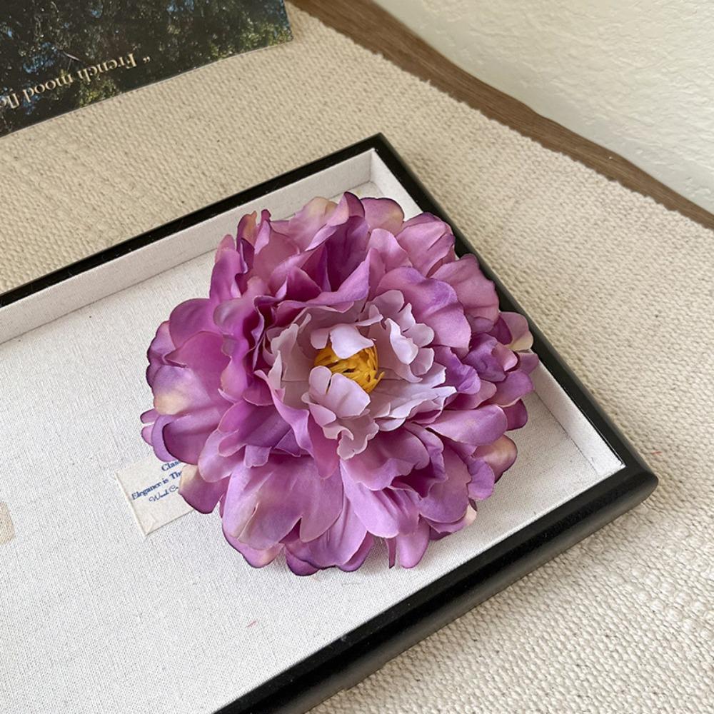 Simulation Flower Hair Clip 14cm Girl Hairpins Fashion Brooch Pin  Wedding Headwear