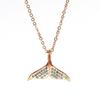 Titanium Steel Rose Gold Collarbone Necklace