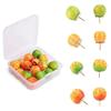 15Pcs Creative Simulated Fruit Push Pins 3D Thumb Tacks Decorative Studs  Office School Supplies