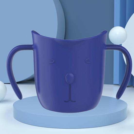 

Yousheng Sippy Cup Эргономичный дизайн Большой диаметр Пластиковая детская тренировочная чашка для воды для малышей красный