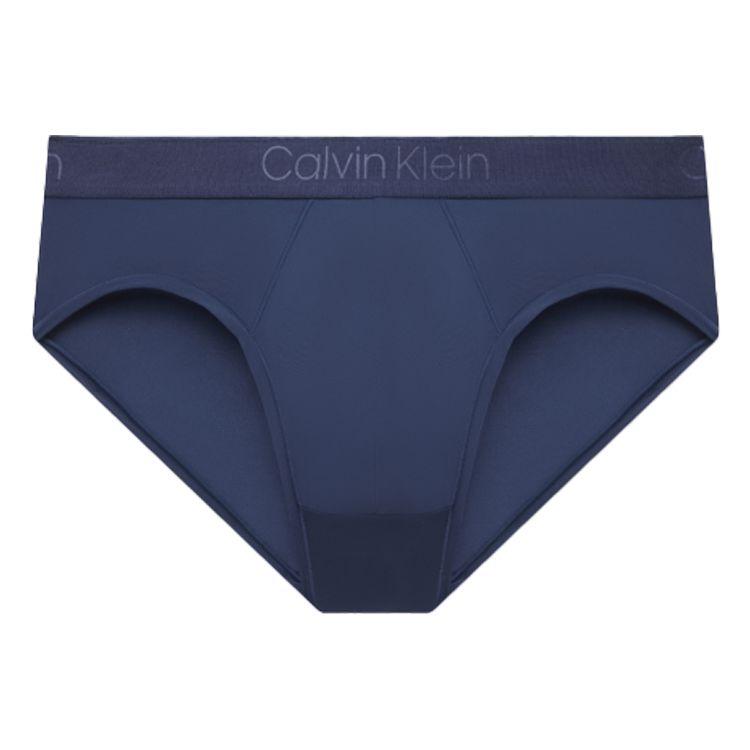 

Calvin Klein Matte Base Letter Logo Waistband Fitted Triangle Underwear Men underwear Deep-Blue NB2906-8SB M