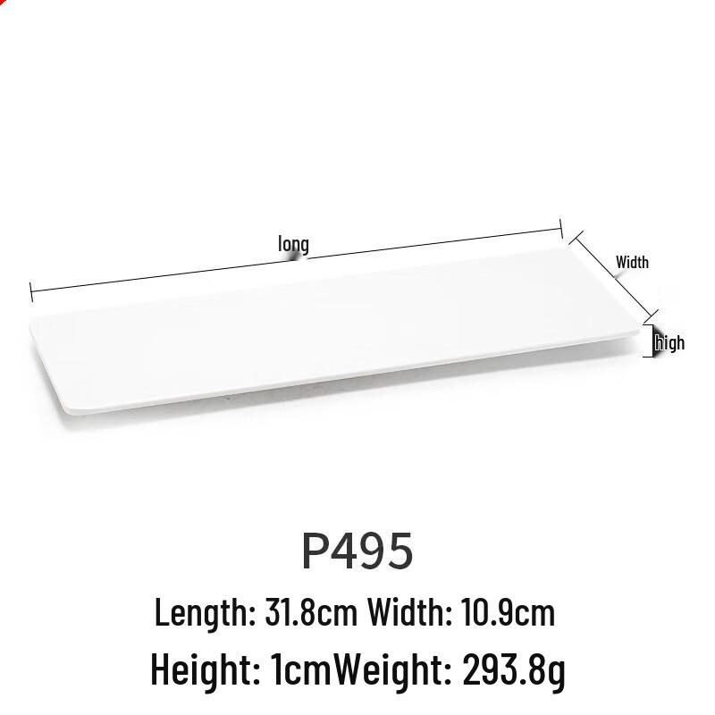 

White Melamine Oval Serving Platter