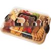 Eco-friendly Bamboo Tray with Acrylic Lid - Portable Wooden Plate for Camping, Picnics, and Restaurants