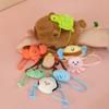 Capybara Clap Circle Jucării Slap Snap Wrap Wristband Brățară Stay Wire Rotate Tail Capybara Plush Doll Hand Inel Fun Circles Cadou