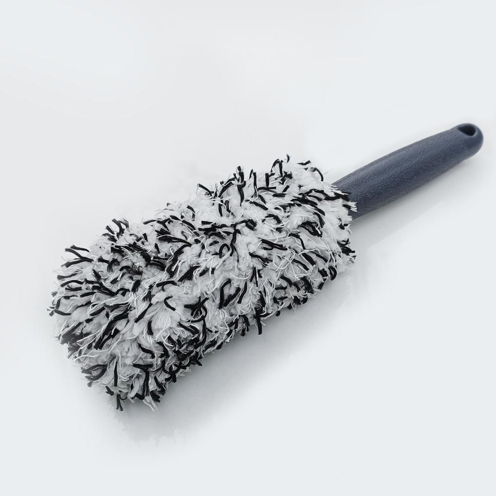 1PCS Car Cleaning Brush Portable Plush Tire and Rim Car Care Accessories Multifunctional Brush Tool Car Cleaning Wheel Brush